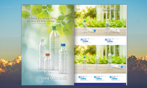 Cataloge - Chai nước suối Duy Tân